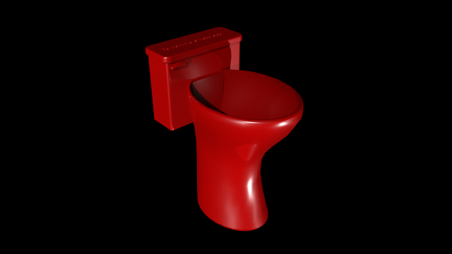 partycup toilet cup 3D-Modell .c4d .max .obj .3ds .fbx .stl .blend 