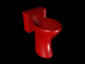 partycup toilet cup 3D-Modell