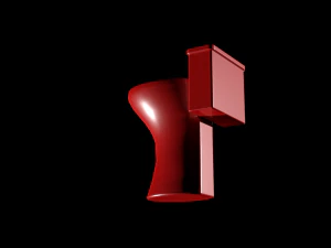 partycup toilet cup 3D Model
