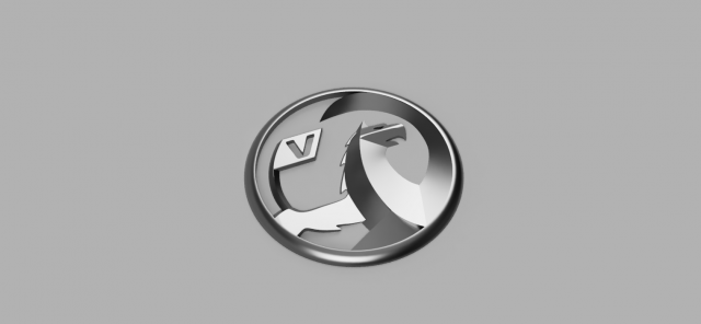 2008 vauxhall logo Model 3D .c4d .max .obj .3ds .fbx .stl .blend 