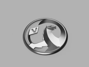 2008 वॉक्सहॉल लोगो 3D मॉडल