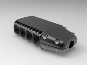 muzzle brake Modelo 3D