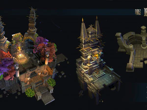 Пакет «Королевство фэнтези», часть 1 3D Модель