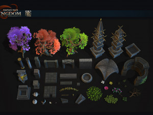 kingdom fantasy pack part 1 Modelo 3D