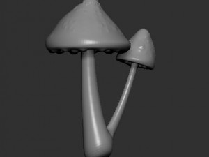 mushroom Modelo de Impressão 3D