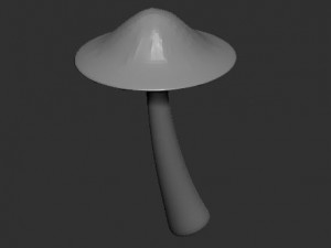mushroom Modelo de Impressão 3D