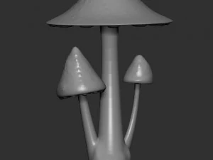 mushroom 3D Print Model
