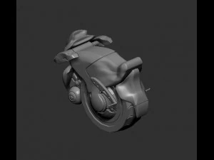 모노사이클 3D 프린트 모델