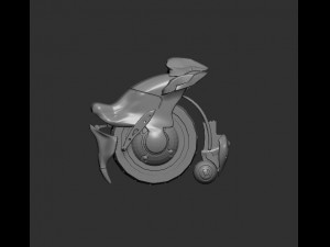 monocycle Modelo de Impressão 3D