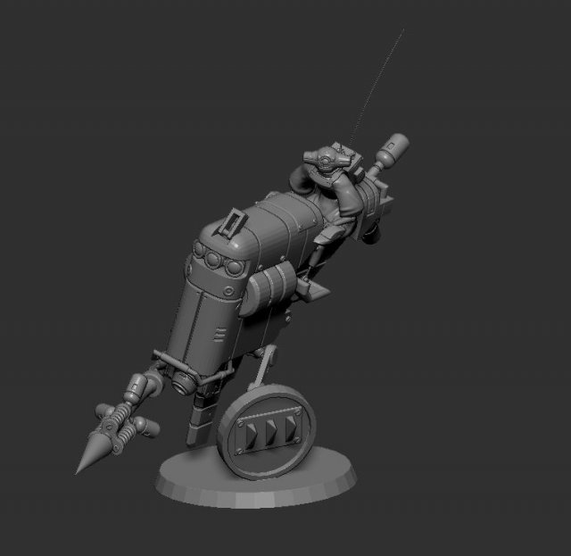 gravycycle 3Dプリントモデル .c4d .max .obj .3ds .fbx .stl .blend 