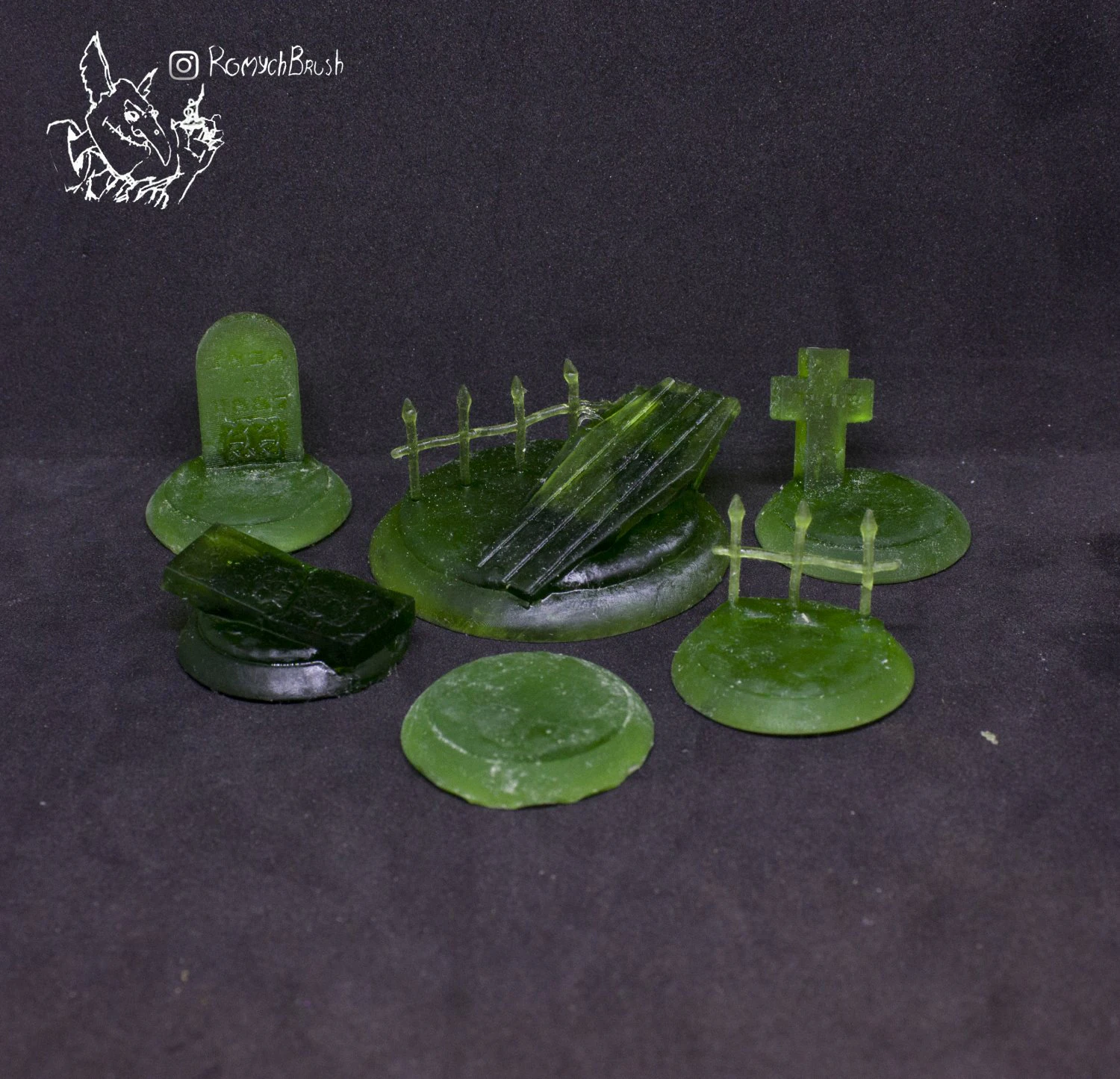 bases graveyard 3D Print Model .c4d .max .obj .3ds .fbx .stl .blend 