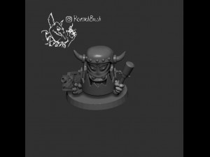 wormshammer ork 3D Druckmodell