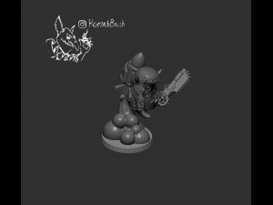 wormshammer ork 3D Druckmodell