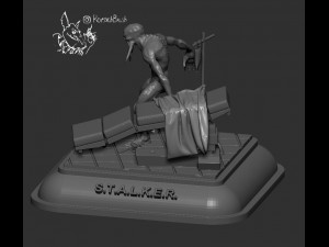 bloodsuker stalker 3D 프린트 모델