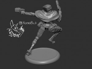 cyber Modelo de impresión 3D