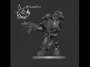 spacemariner legion of damned 3 Modelo de Impressão 3D