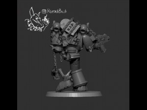 spacemariner legion of damned 3 Modelo de Impressão 3D