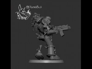 spacemariner legion of damned 3 Modelo de Impressão 3D