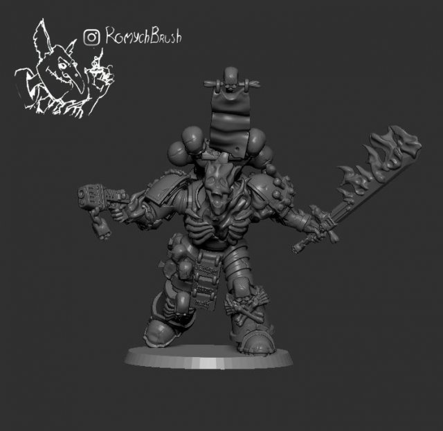 spacemariner legion of damned 5 3D Принт Модель .c4d .max .obj .3ds .fbx .stl .blend 