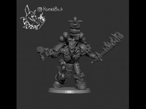 spacemariner legion of damned 5 3D 프린트 모델