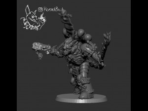 spacemariner legion of damned 5 3D Принт Модель