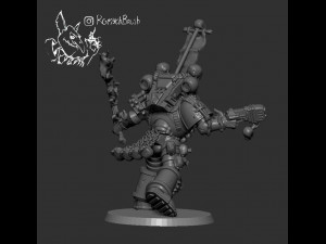 spacemariner legion of damned 5 3D Принт Модель