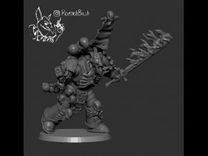 spacemariner legion of damned 5 3D Принт Модель