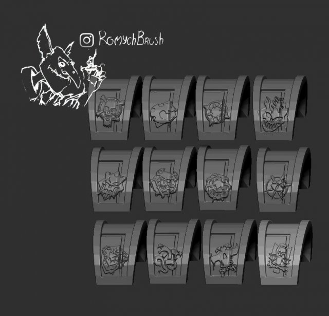 update pack for ambot necromunda 3D Print Model .c4d .max .obj .3ds .fbx .stl .blend 