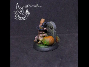 cochon d'Halloween Modèles 3D en vedette