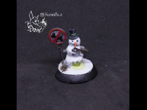 snowman 3D Print Model