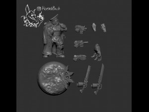 blood packt commander Modelo de Impressão 3D