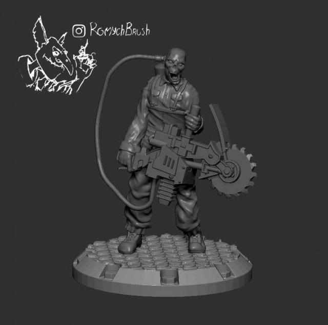 dust1947 grenadier x 3D Принт Модель .c4d .max .obj .3ds .fbx .stl .blend 