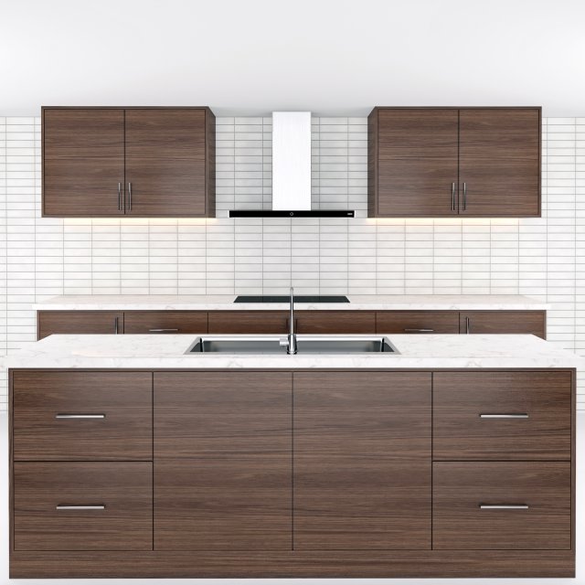 kitchen 3Dモデル .c4d .max .obj .3ds .fbx .stl .blend 