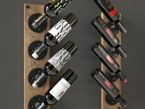 wine bottle 2 Model 3D