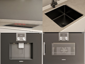 minimal kitchen 3 3Dモデル