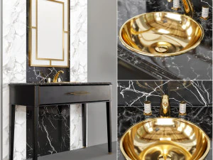bathroom furniture 04 3D Model