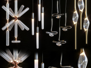pendant light collection 3Dモデル