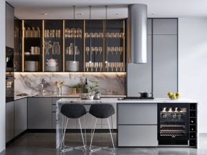 kitchen design 3D Model