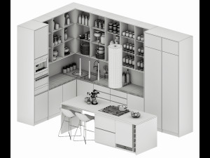kitchen design 3D Модель