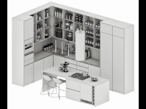 kitchen design 3D Model