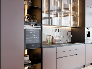 kitchen scene 2 3Dモデル