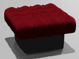 ottoman Model 3D