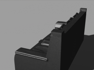 dermantine sofa 3D Model