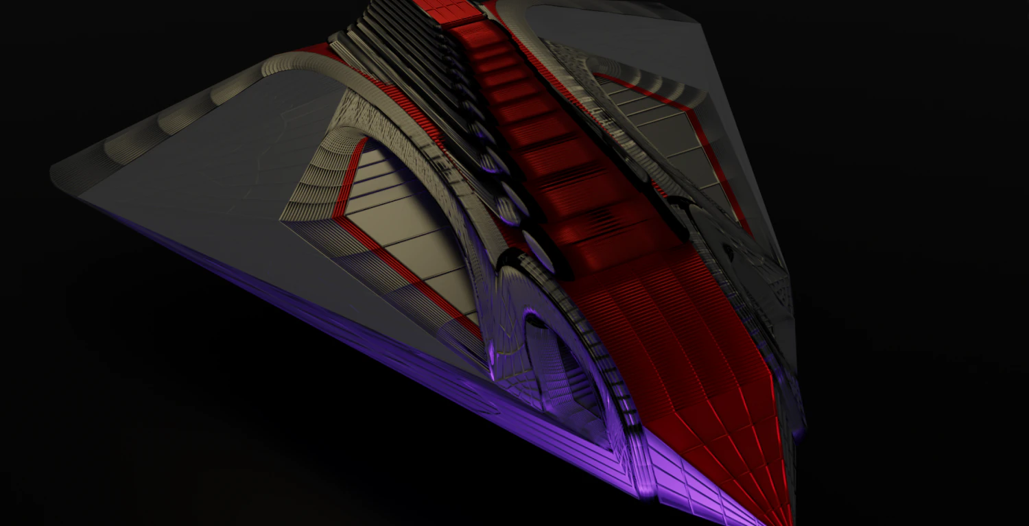 pesawat ruang angkasa Model 3D .c4d .max .obj .3ds .fbx .stl .blend 