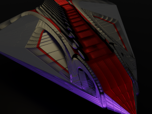 spaceship 3D Model