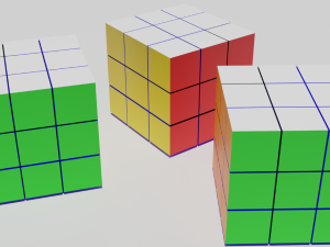 cube rubik Modelo 3D