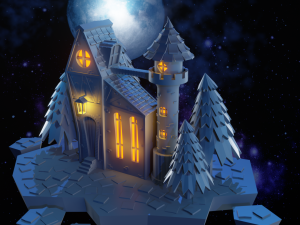magic castle 3D-Modell