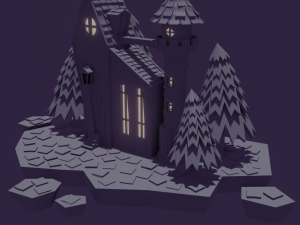 magic castle Model 3D