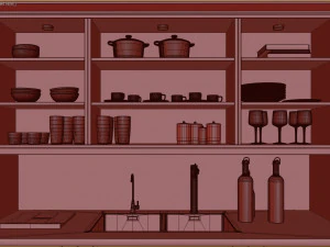 cucina Modello 3D