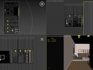 living room Model 3D